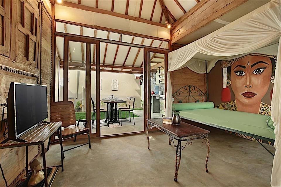 Villa Joglo Batu Belig Canggu Kültér fotó